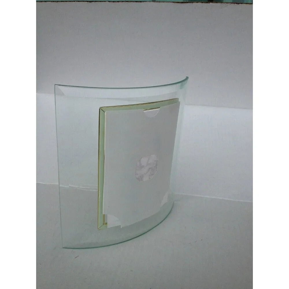 NIB Elegant Glass and Gold tone Picture Frame Decorated for Pic.W 3.5" x H 5.5" - Picture 2 of 11
